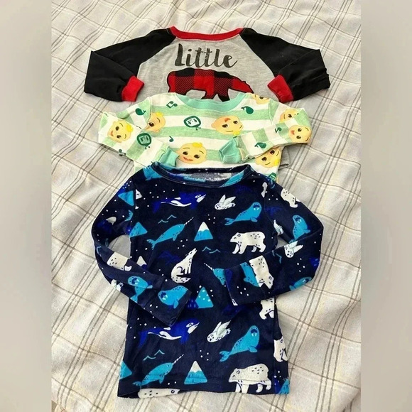 Other - 3 pajama tops 2-3t